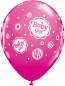 Mobile Preview: Latexballon pink Baby Girl