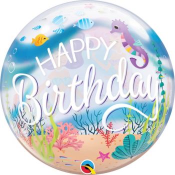 Bubble Ballon Mairmaid Birthday