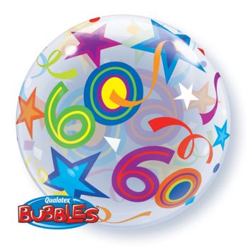 Bubble Ballon Bunt, Alter 60