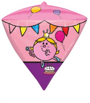 Folienballon Diamondz Kleines Fräulein