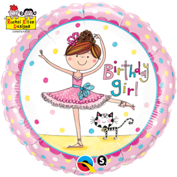 Folienballon Rachel Ellen Motiv Ballerina
Birthday Girl