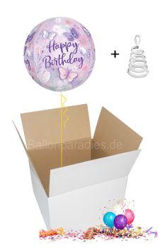 Ballonpost-Birthday-Orbz-Schmetterlinge