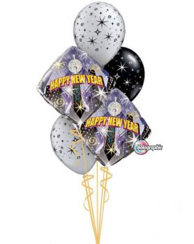 Ballonstrauß Happy New Year Classic