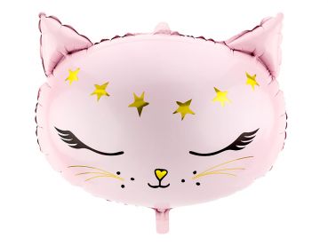 Folienballon Kätzchen rosa