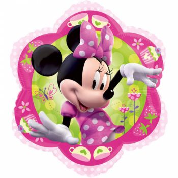 Folienballon Blume mit Minnie Maus