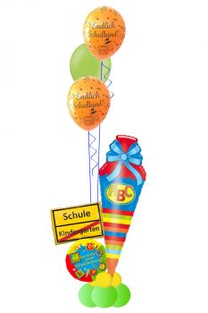xxl-ballonbouquet-zuckertuete-blau-tschuess-kindergarten-luftgefuellt-3-ballons-heliumgefuellt