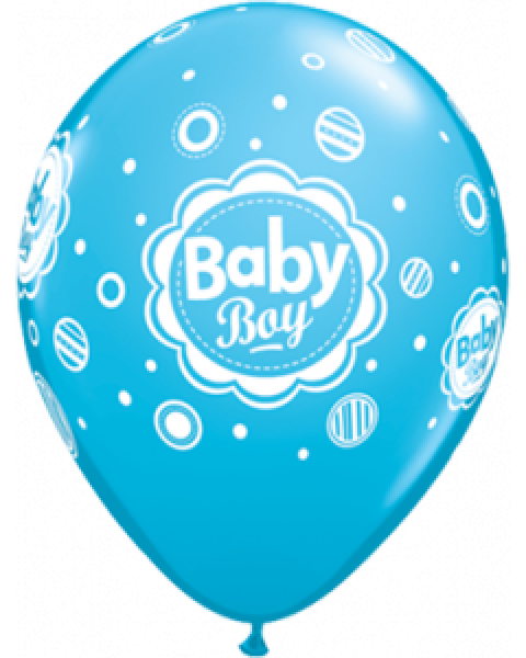 Latexballon blau Baby Boy