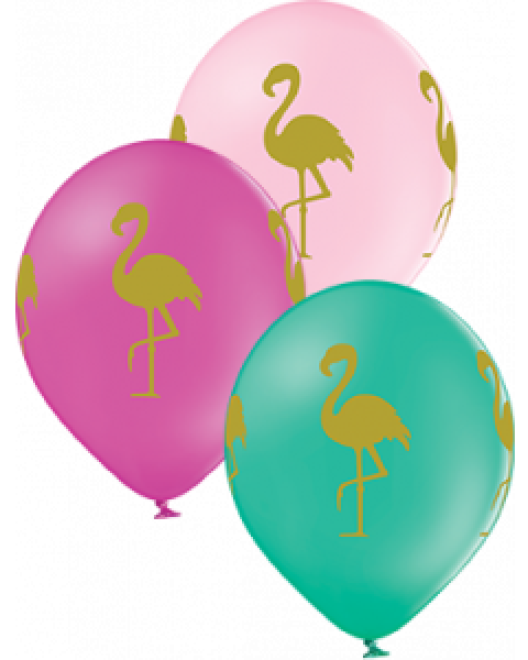 Latexballon Flamingo Pastel Sortiment