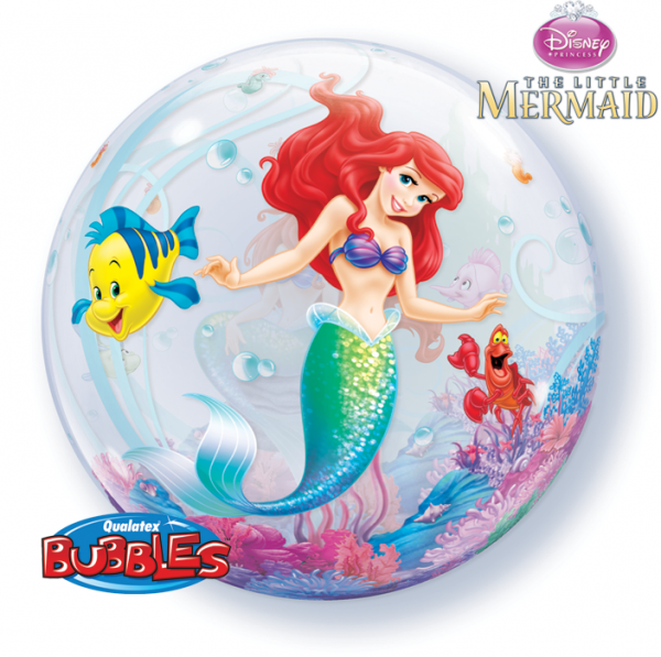 Bubble Ballon Arielle die Meerjungfrau
