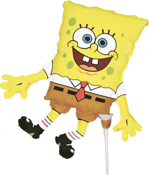 Folienballon luftgefüllt Spongebob