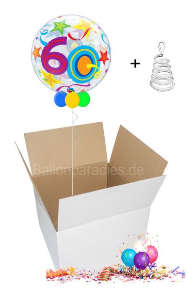 Ballongruß per Post 60. Geburtstag