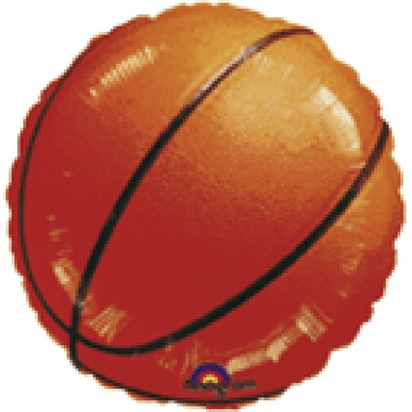 Folienballon - Basketball (heliumgefüllt)