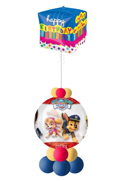 Ballon-Bouquet "Happy Birthday / Paw Patrol"