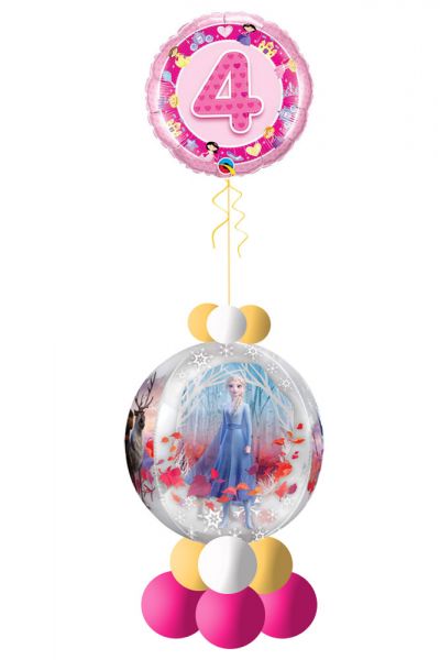 Ballon-Bouquet "Happy Birthday / Anna & Elsa"