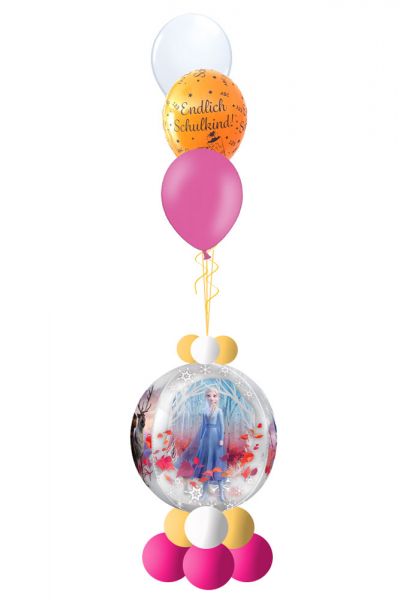 Ballon-Bouquet "Endlich Schulkind / Anna & Elsa"
