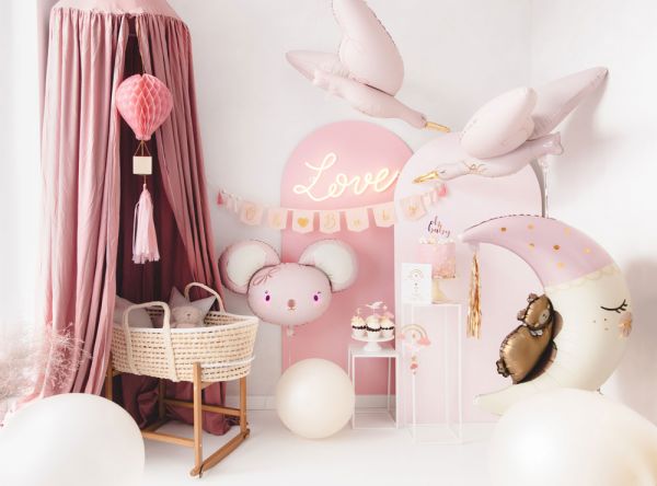 Banner Oh Baby rosa