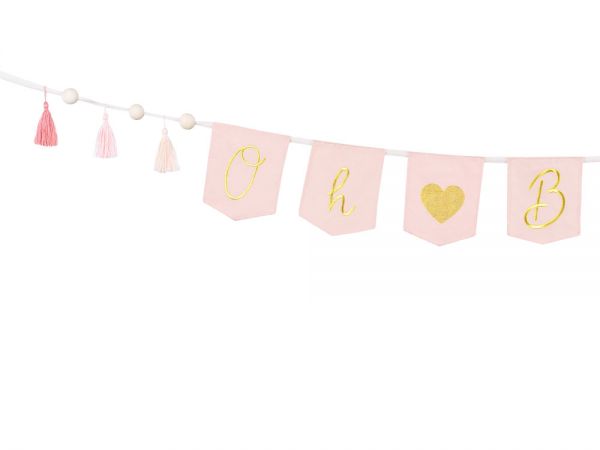 Banner Oh Baby rosa