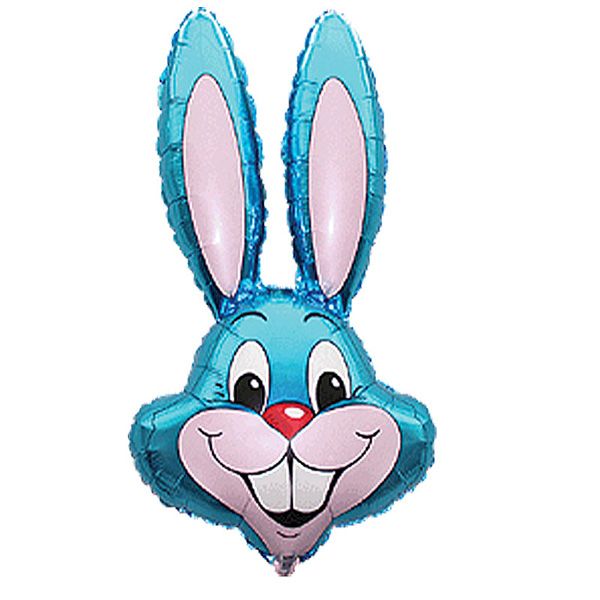 Folienballon Hase blau