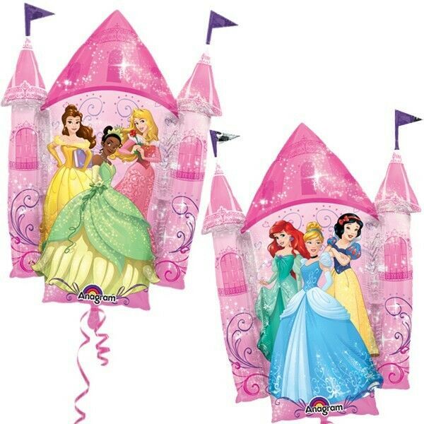 Folienballon Prinzessinen mit Schloss