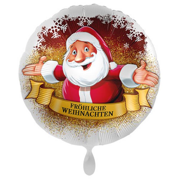 Folienballon rund Weihnachtsgrüße