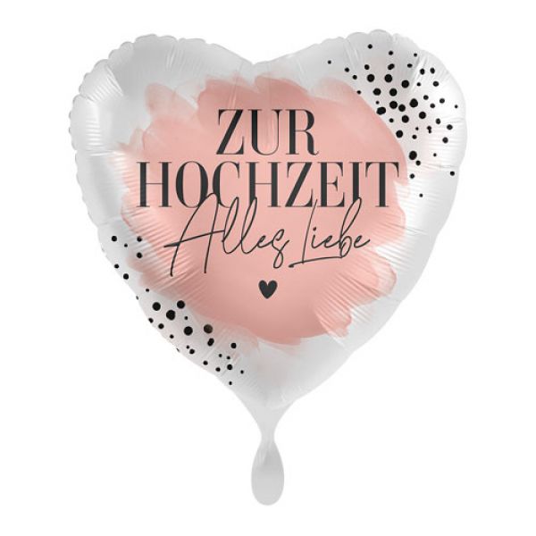 Folienballon Zur Hochzeit Alles liebe