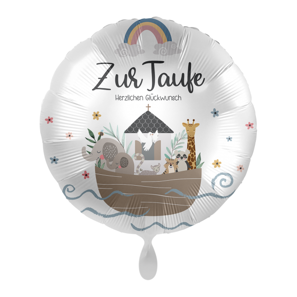 Folienballon Zur Taufe Herzlichen Glückwunsch