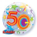 Bubble Ballon Bunt Alter 50