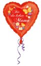 Folienballon Herz Für die liebste Mama