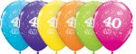 Latexballons bunt 40