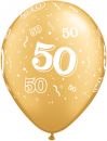 Latexballon gold 50 Goldene Hochzeit
