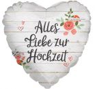 Folienballon Alles Liebe zur Hochzeit RS