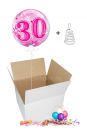 Ballongruß per Post 30. Geburtstag pink