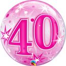 Bubble Ballon pink Alter 40