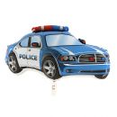 XXL Folienballon Polizeiauto blau